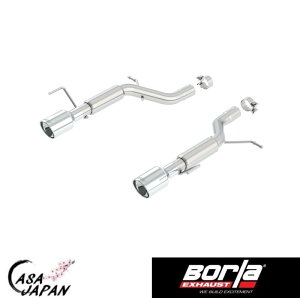 Borla �L���f���b�N ATS 2.0L 2013~2015�N RWD AT/MT 4�h�A �A�N�Z���o�b�N S-Type �}�t���[ �G�L�]�[�X�g T304�X�e�����X �{�[�� +BS