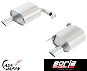 Borla }X^O 2.3L GRu[Xg 2015~2023N 3.7L V6 2015~2017N 2hA N[y AT/MT RWD ANZobN S-Type }t[ GL][Xg T304XeX {[ +BS