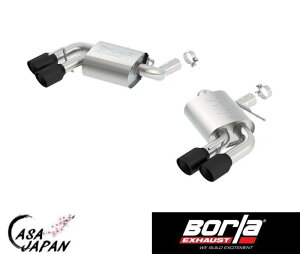 Borla V{[ J} SS 6.2L V8 2016N~ AT/MT RWD 2hA NPPtĂȂ ANZobN S-Type }t[ GL][Xg T304XeX N[ubN`bv {[ +BS