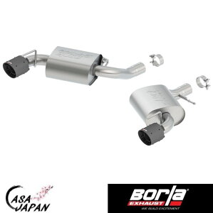 Borla V{[ J} SS 6.2L V8 2016~2023N AT/MT RWD 2hA NPPp GFXȊO ANZobN S-Type }t[ GL][Xg T304XeX J[{`bv {[ +BS