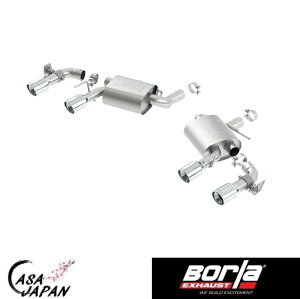 Borla V{[ J} SS 6.2L V8 2016N~ AT/MT RWD 2hA NPPout ANZobN S-Type }t[ GL][Xg T304XeX {[ +BS