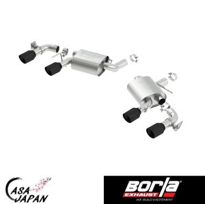 Borla V{[ J} SS 6.2L V8 2016N~ AT/MT RWD 2hA NPPout ANZobN S-Type }t[ GL][Xg T304XeX Z~bN ubN`bv {[ +BS