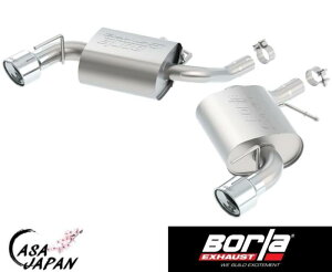 Borla V{[ J} LS LT 2.0L I-4 ^[{ 2016N~ N[y Ro[`u AT/MT RWD 2hA ANZobN S-Type }t[ GL][Xg T304XeX {[ +BS