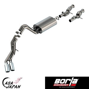 Borla LfbN GXJ[h GMC [R fi 6.2L V8 2015~2020N 2/4WD A/T 4hA Touring LbgobN }t[ GL][Xg T304XeX {[ +BS