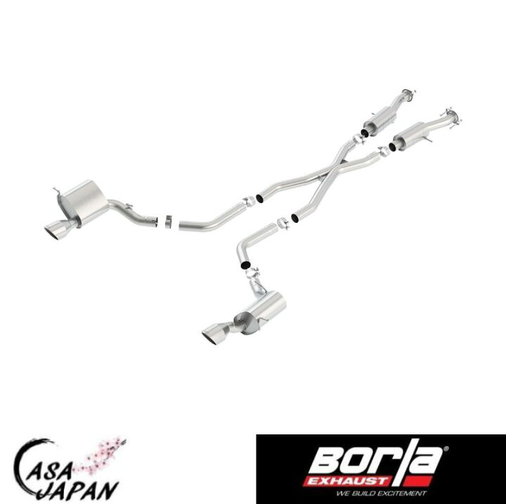楽天市場】Borla ジープ グランド チェロキー SRT WK2 6.4L V8 2015 