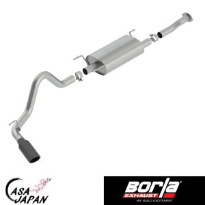 Borla �g���^ �^�R�} 3.5L V6 2016~2022�N AT/MT 2/4WD �A�N�Z�X�E�_�u���L���u WB:127.4in S-Type �L���b�g�o�b�N �}�t���[ �G�L�]�[�X�g T304�X�e�����X �u���b�N�N���[���`�b�v �{�[�� +BS
