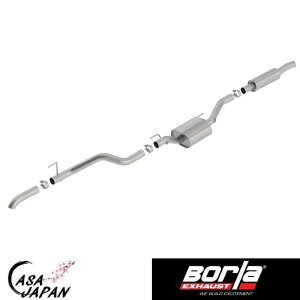 Borla �W�[�v �O���f�B�G�[�^�[ 3.6L V6 2020~2022�N 4WD AT/MT 4�h�A �N���[�L���u S-Type �L���b�g�o�b�N �}�t���[ �G�L�]�[�X�g T304�X�e�����X �{�[�� +BS