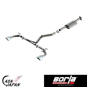 Borla Xo BRZ ZC8g^ GR86 ZN8 FA24 2.4L 2021N~ AT/MT RWD 2hA S-Type LbgobN }t[ GL][Xg T304XeX {[ +BS