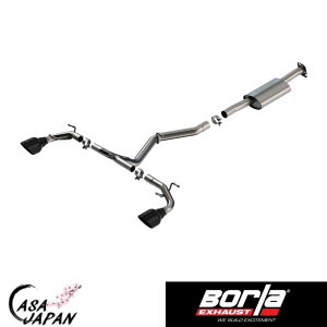Borla Xo BRZ ZC8g^ GR86 ZN8 FA24 2.4L 2021N~ AT/MT RWD 2hA S-Type LbgobN }t[ GL][Xg T304XeX ubNN[`bv {[ +BS