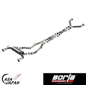 Borla Y jbT tFAfBZ 400Z RZ34 NISMO VR30DDTT 3.0L-TT AT/MT RWD 2hA 2022N~ S-Type LbgobN }t[ GL][Xg T304XeX |bV`bv {[ +BS