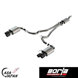 Borla }X^O 2.3L GRu[Xg AT RWD N[yERo[`u o2{4{Ro[W 2024N` S-Type LbgobN }t[ GL][Xg T304XeX J[{t@Co[`bv 