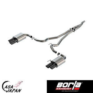 Borla }X^O 2.3L GRu[Xg AT RWD N[yERo[`u o2{4{Ro[W 2024N` ATAK LbgobN }t[ GL][Xg T304XeX ubNN[`bv {[