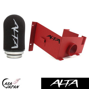 ALTA BMW ミニ クーパーS R53 L4 1.6L A/T オートマチック用 カブリオ 2002~2008年 コールド エア インテーク エアクリーナー フィルター ホースなし 馬力+7HP 赤 レッド アルター MINI +BS