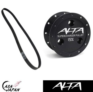 ALTA �~�j �N�[�p�[S R50 R52 R53 W11B16A L4 1.6L S JCW GP 2002~2008�N +20hp �����T�C�Y���-15% �X�[�p�[�`���[�W���[ �v�[���[ + �x���g �Z�b�g �i�����T�C�Y �N�����N �v�[���[�p�j�A���^�[ MINI +BS