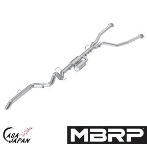 MBRP �g���^ �^���h�� 3.4L V35A-FTS �c�C���^�[�{ V6 2022�N~ �G�L�]�[�X�g �}�t���[ �A���~���b�L�| STREET +BS