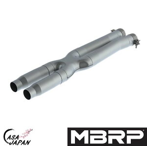MBRP tH[h }X^O GT350 GT350R 5.2L V8 2015~2020N ]l[^[ f[g pCv GL][Xg }t[ T409XeX RACE +BS