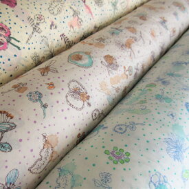 リバティ 生地 Memories of Rain 国産 タナローン カーサノンナ 別注 Liberty Fabrics 50cm単位 【ミナペルホネン コラボ柄】 人気 メンズ 男の子 入園 入学 手芸 布