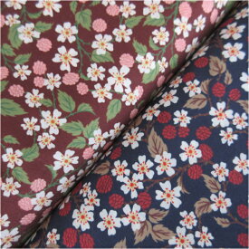 Karen's Choice(カレンズチョイス) Liberty Fabrics 国産タナローン リバティプリント生地 50cm単位 イチゴ柄