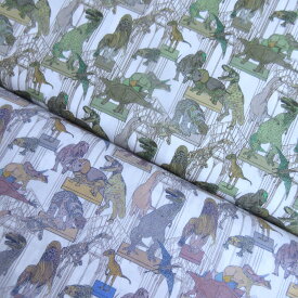 Claws Roars n’ Dinosaurs(クラウス・ロアーズ・アンド・ダイナソーズ) Liberty Fabrics TANALAWN リバティプリント生地 イタリア産 タナローン 50cm単位 【新入荷】