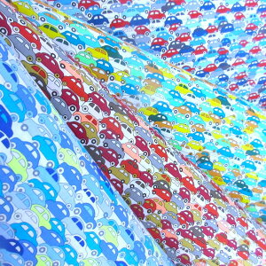 oeBvgn Cars NeoniJ[YlIj Y^i[ Liberty Fabrics 50cmP ԕylC̒j̎qz