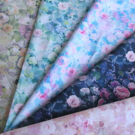リバティ 生地 Hampstead Summer カーサノンナ 別注 復刻色 Liberty Fabrics 国産タナローン 50cm単位【Retroな花柄】