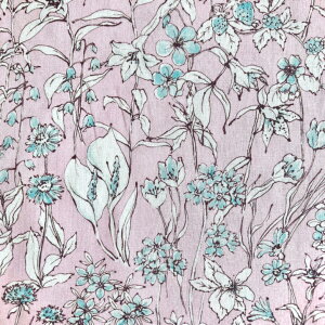 Wandervogel �����_�[�t�H�[�Q�� Liberty Fabrics �C�^���A�Y�^�i���[�� ���o�e�B�v�����g ���n 50cm�P�� �ԕ� �s���N ���F�y�S���̉ԁz