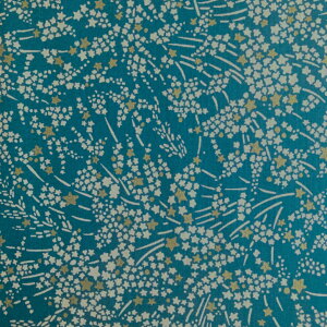 Liberty Fabrics Whispering Light �E�B�X�p�����O�E���C�g ���o�e�B�v�����g ���n �N���X�}�X�� �j�̎q 50cm�P�� ���X�O���[�� �S�[���h �O���b�^�[ ��
