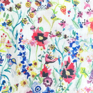 Liberty Fabrics Floral Picnic �t���[�����E�s�N�j�b�N 18A �� �� ���F ���o�e�B�v�����g ���n ���Y �^�i���[�� 50cm�P�� �y2018SS A Pocket full of Memories�z