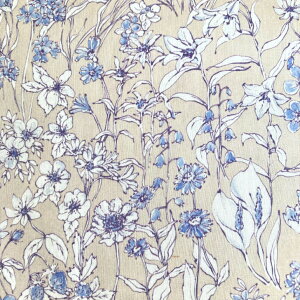 Wandervogel �����_�[�t�H�[�Q�� J24AU Liberty Fabrics �C�^���A�Y�^�i���[�� ���o�e�B�v�����g ���n 50cm�P�� �ԕ� ���F�y�S���̉� 䕁z