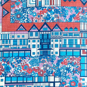 ���o�e�B ���n Tudor Belle �`���[�_�[�E�x�� �C�^���A�Y �^�i���[�� 26BU �u���[ �s���N Liberty Fabrics 50cm�P�ʁy2026�N ���ʊ��z���o�e�B�S�ݓX