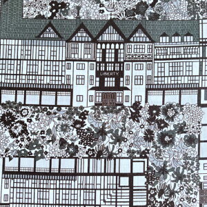 ���o�e�B ���n Tudor Belle �`���[�_�[�E�x�� �C�^���A�Y �^�i���[�� 26EU �O���[ Liberty Fabrics 50cm�P�ʁy2026�N ���ʊ��z���o�e�B�S�ݓX