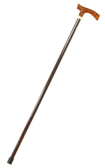 【楽天市場】イタリア製 ウォーキング ステッキ ファッション 杖 T型 ブラウン べっ甲調 木製 長さ調節 ott-2092：ヨーロッパ