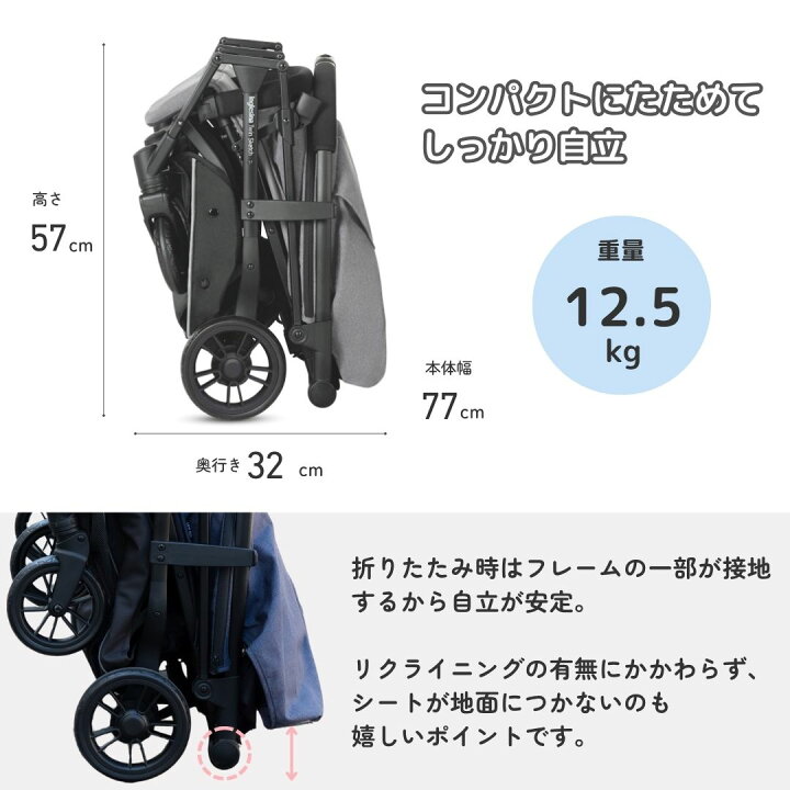 楽天市場】イングリッシーナ ツインスケッチ 2人乗りベビーカー 横型 A 