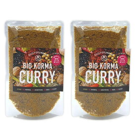 【メール便で送料無料】BIO KORMA CURRY（ビオコルマカレー）150g 2袋 VEGAN 薬膳 カレーパウダー カレー粉 植物性 クコの実 キビ粉 オーガニック