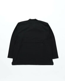 Yonetomi ヨネトミ WAVE COTTON BASQUE KNIT PULLOVER MOCK・SOLID ウェーブコットン バスクニット プルオーバー モック ソリッド