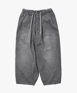 Sillage �V�A�[�W circular pants black denim bleached �T�[�L�����[�p���c �u���b�N�f�j�� �u���[�` �W�[���Y