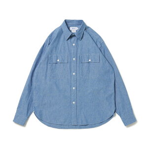 Riprap ���b�v���b�v FLAP POCKET SHIRT (6oz SELVEDGE CHAMBRAY) �t���b�v�|�P�b�g�V���c �V�����u���[