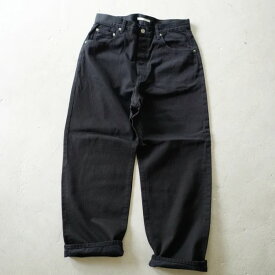 HATSKI / Back Buckle Black Denim -Black- HTK-22011-B ハツキ デニム ジーンズ