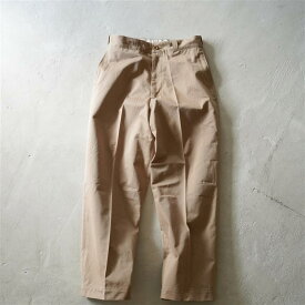 HATSKI / Tapered Chino Trouser HTK-24022 BEIGE ハツキ　チノパン