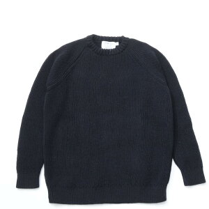 Kerry Woollen Mills / FISHERMAN RIB CREW NECK SWEATER Midnight �P���[�E�[�����~���Y �j�b�g �Z�[�^�[