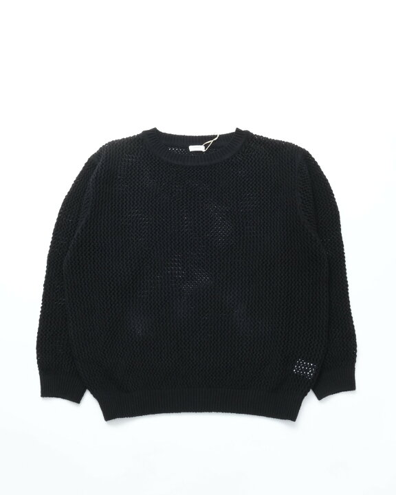 楽天市場】crepuscule / L-G Mesh P/O BLACK クレプスキュール ニット 