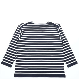 Yonetomi / WAVE COTTON BASQUE KNIT PULLOVER BOAT NECK・BORDER ヨネトミニューベーシック バスクシャツ