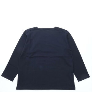 Yonetomi / WAVE COTTON BASQUE KNIT PULLOVER BOAT NECK NAVY lg~j[x[VbN oXNVc COUPONzz