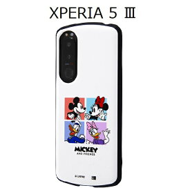 【売り切り Androidケース】ディズニー Xperia 5 III ケース 耐衝撃ケース キャラクター エクスペリア5 3 カバー ミッキー ミニー ドナルド デイジー