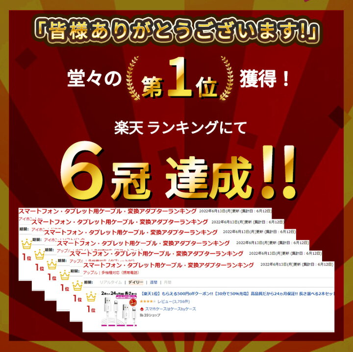 楽天市場】楽天1位 2本【2セット目400円オフ】最新チップ急速 