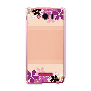 303SH AQUOS PHONE Xx mini アクオスフォン ダブルエックス ミニ 303sh softbank スマホ カバー ケース スマホケース スマホカバー PC ハードケース 桜 カラフル 花 フラワー 005336