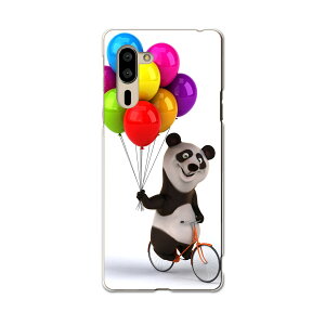 シンプルスマホ5 専用 ケース カバー A001SH スマコレ igcase softbank ソフトバンク シンプルスマホ スマホカバー カバー ケース 008702 アニマル パンダ 風船 カラフル キャラクター