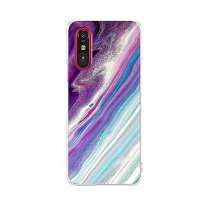 らくらくスマートフォン a A401FC 用 a401fc ケース カバー ハードケース 023149 カラフル ペイント 柄