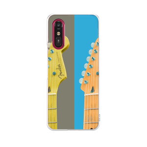 らくらくスマートフォン a A401FC 用 a401fc ケース カバー ハードケース 023413 ギター 楽器 音楽