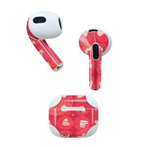 AirPods ��3���� ��p �f�U�C���X�L���V�[�� airpods 3 �p �G�A�|�b�h 3 �p ��O����i2021�j�Ή� 2������ �e2���Z�b�g �C���z�� �J�o�[ �f�R���[�V���� �A�N�Z�T���[ �f�R�V�[�� 000185 �n�[�g�@�C��